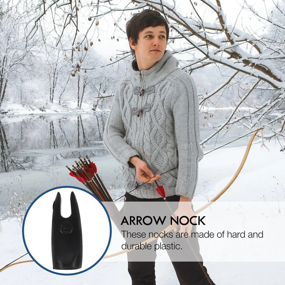 

30Pcs Arrow Nock Tail Point Protector Archery Arrow Nock Tails Bow Accessories