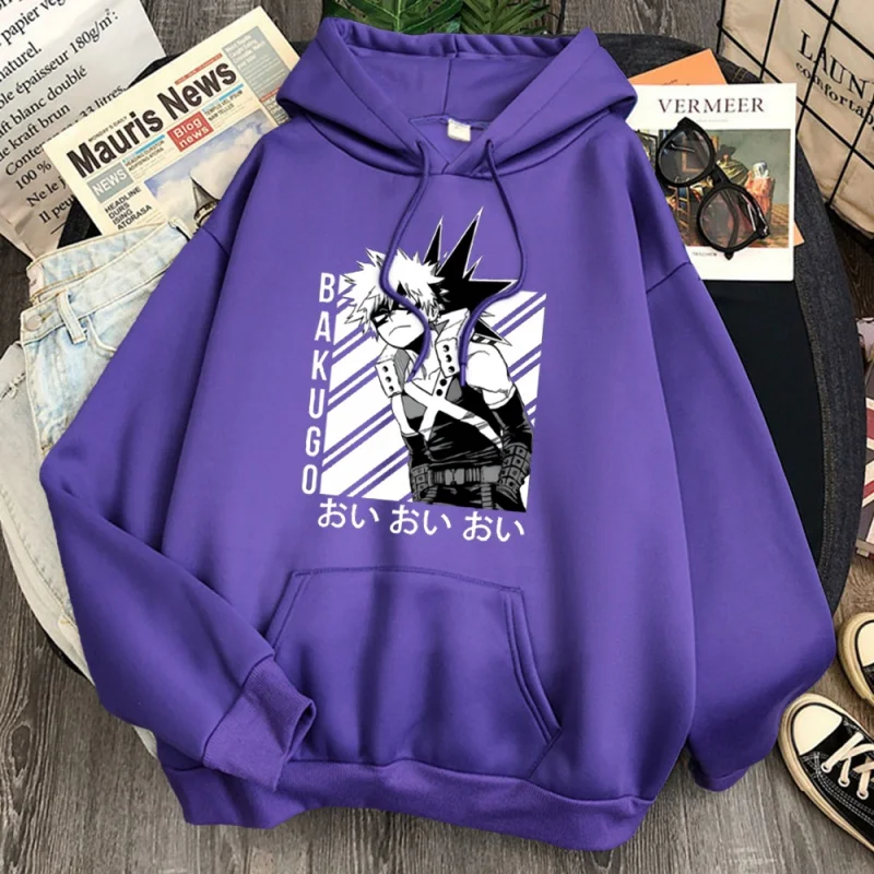 

Meu herói academia anime hoodies dos homens casual velo quente streetwear com capuz moda 2021 masculino novo outono hip hop sol.