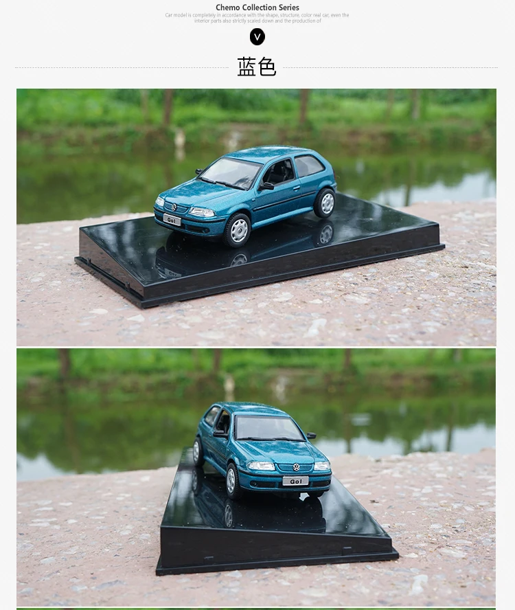 1:43 VW GOLF литая под давлением Модель автомобиля игрушки Металлическая Модель автомобиля оригинальная коробка