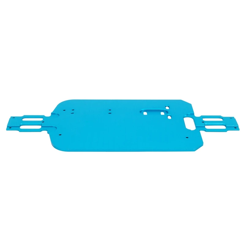 

2 Set RC Car Part: 1 Set Car Blue 4Wd Car Metal Chassis Parts Chassis & 1 Set Complete Upgrade Parts Kit