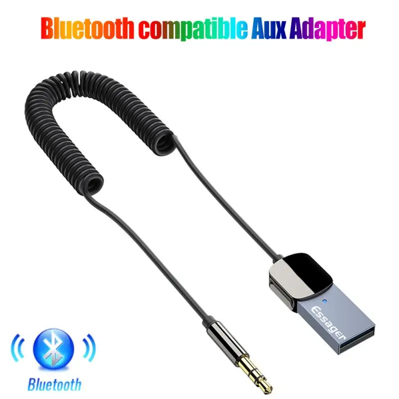 3 5 мм разъем AUX Bluetooth совместимый приемник автомобильный комплект аудио MP3 музыка