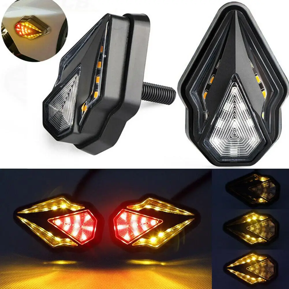 1 пара универсасветильник СВЕТОДИОДНЫХ указателей поворота для мотоцикла