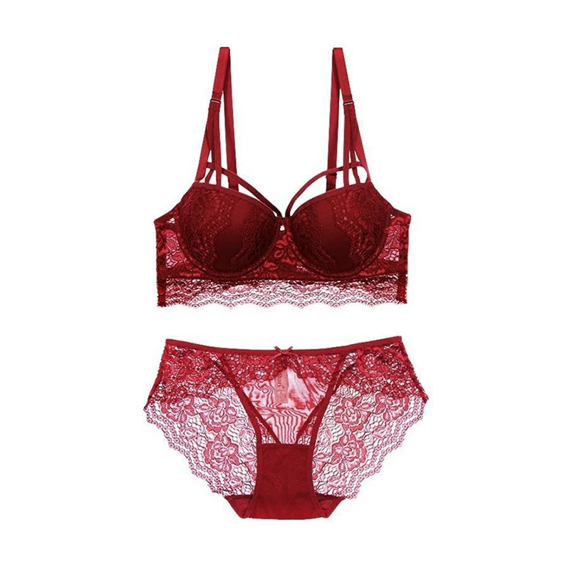 Perfering/новые модные комплекты бюстгальтеров с пуш ап французское кружевное