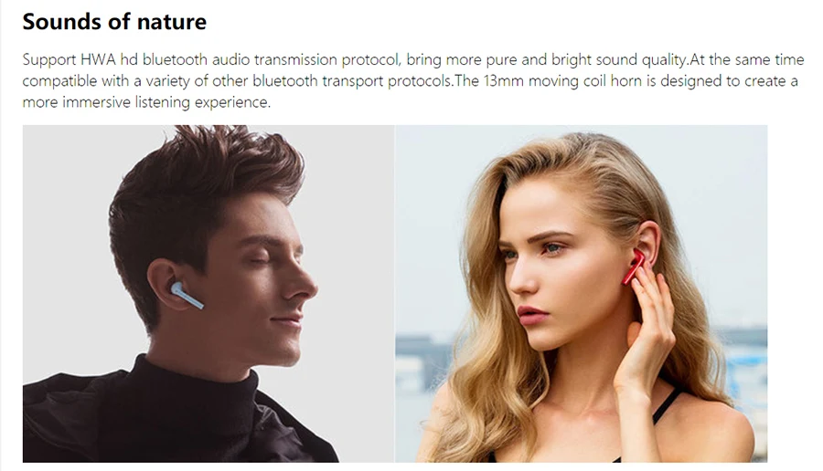 Huawei Honor Flypods True Pro Беспроводные наушники с управлением крана Беспроводная зарядка Bluetooth 5,0 водонепроницаемый IP54 пылезащитный Android IOS