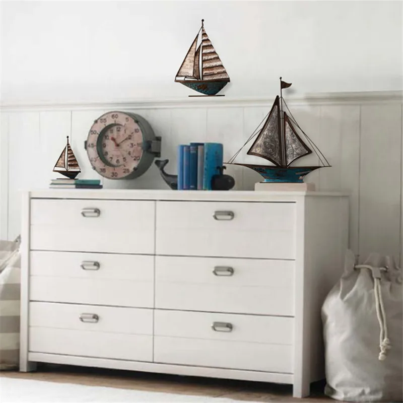 

Bao Guang Ta Creative Sailing Ship Model Office Statue Decoration Living Room TV Cabinet Desktop Sculpture Home Decor A2330