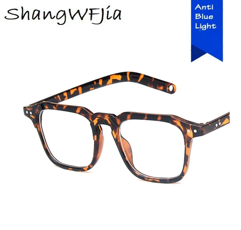 Anti Blue 2019l square Glasses Women Computer blue light blocking glasses Radiation Goggles Spectacles Eyeglasses Men