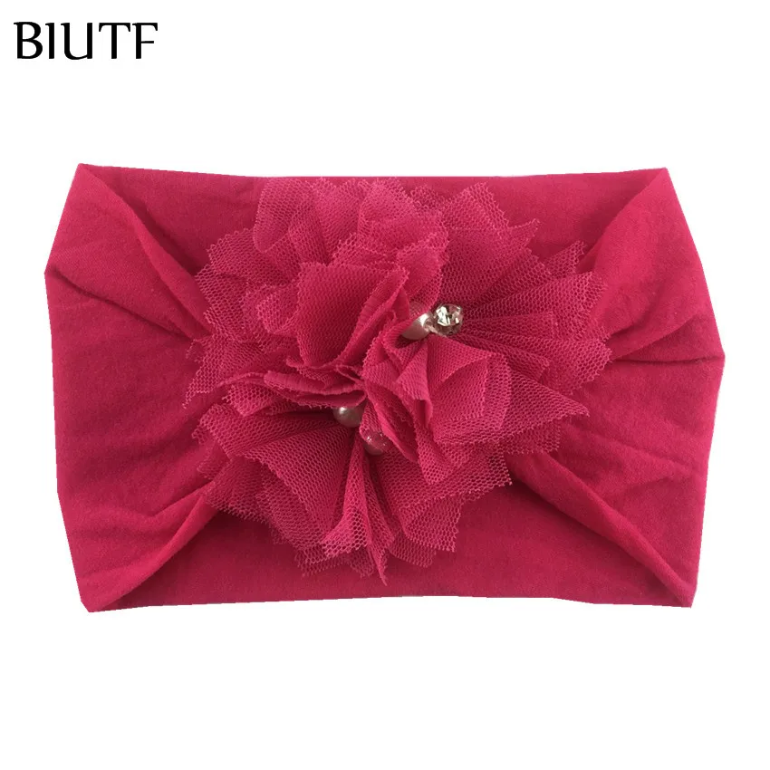 Детский тюрбан для ушей 20 шт./лот эластичная мягкая широкая нейлоновая повязка на