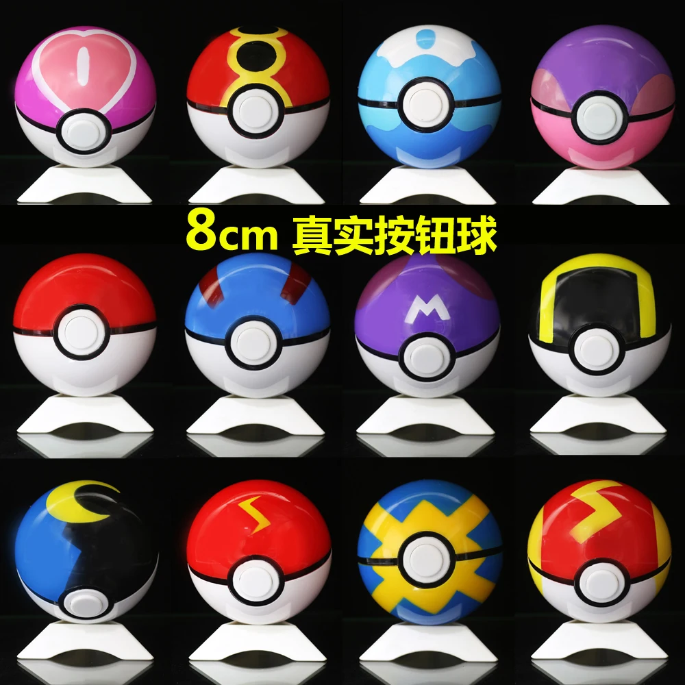 Покемон тыкать мяч мастер погружение 8 см фильм и ТВ ПВХ игрушка модель