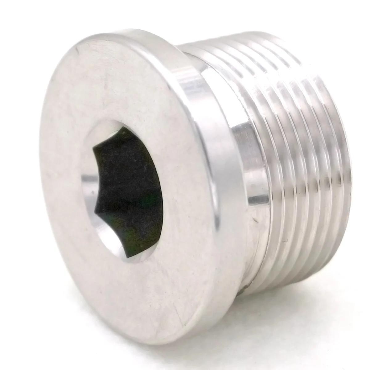 304 нержавеющая сталь BSPP/метрическая резьба потайная Заглушка с фланцем