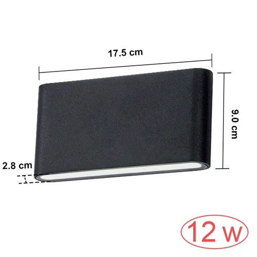 

Настенный светодиодный светильник Feimefeiyou белый/черный 6Вт/12Вт