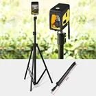 Лазерный уровень, самонивелирующийся нивелир с 2 линиями красного и зеленого цветов, с пересечением горизонтальных и вертикальных линий, измерительный инструмент