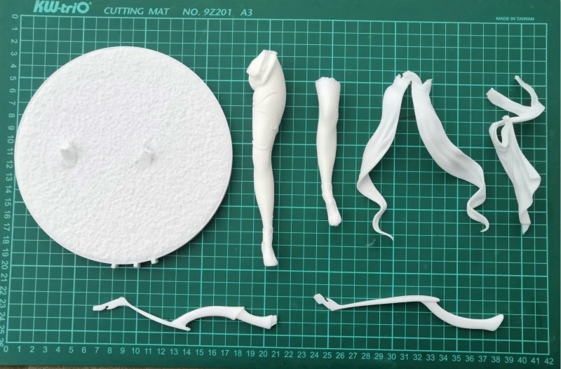 Фигурка из смолы GK в масштабе 1/6 комплект неокрашенных эльфов деревня архейл