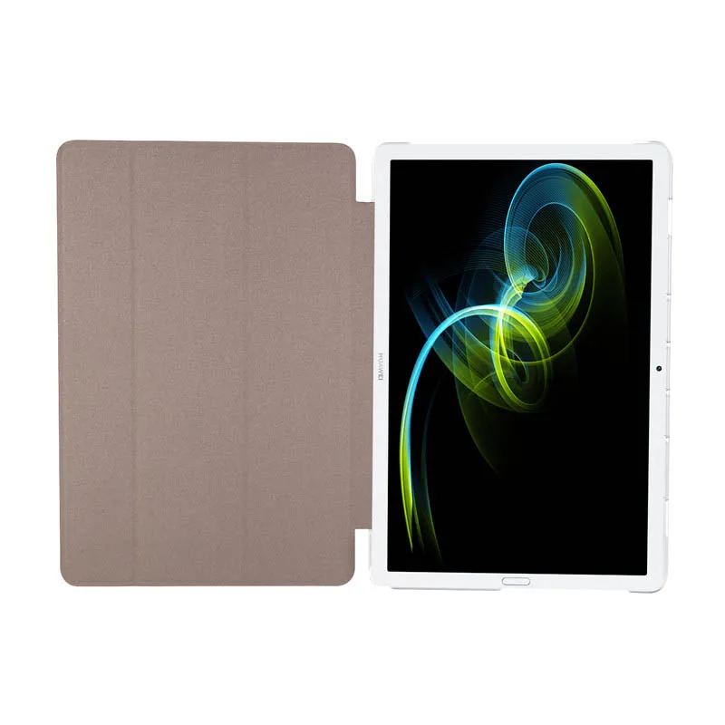 Планшет прозрачный+ pu 3 раза Ультратонкий чехол для huawei MediaPad M6 10,8 дюймов чехол для huawei MediaPad M6 10,8 чехол для планшета