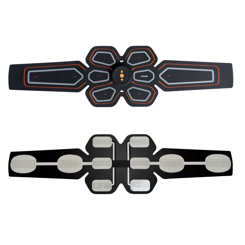 YOUKE ABS EMS стимулятор мышц для мужчин, тренажер для мышц брюшного пресса, умный фитнес Электрический массажер для тела, перезаряжаемый пояс для талии