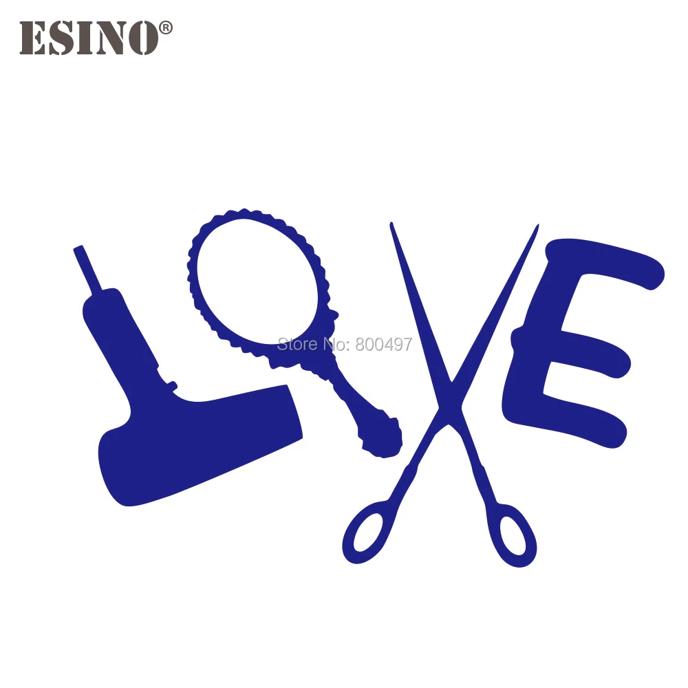 Креативный автомобильный Стайлинг любовь салоны красоты парикмахерский набор