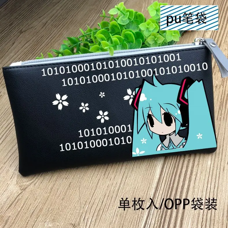 Hatsune Miku Аниме атака на титановых крыльях свободы красочные печатные с бумажником Длинный кошелек на молнии - Цвет: Hatsune Miku