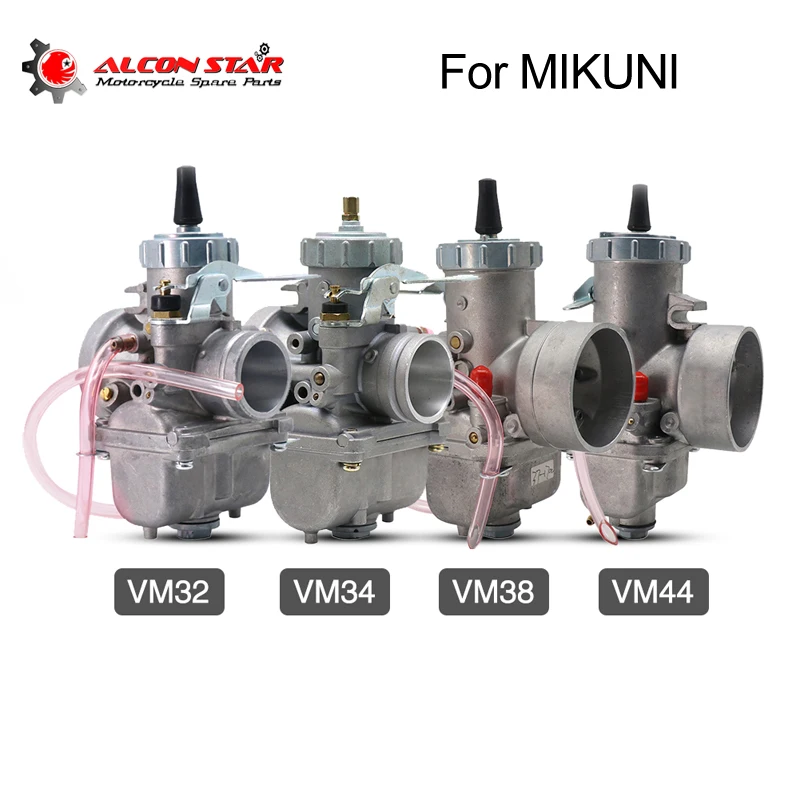 Alconstar-мотоцикл мотокросс эндуро Карбюратор Carb Mikuni круглая горка VM32-33 VM34-168 VM38-9 VM44-3 для Honda Yamaha 2/4T