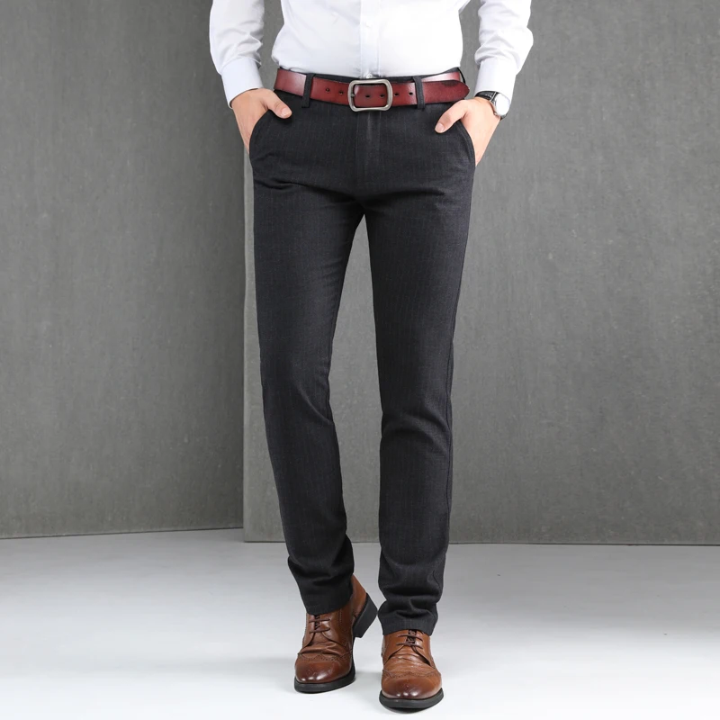 Новинка 2020 мужские повседневные брюки Корейская версия облегающих мужских брюк