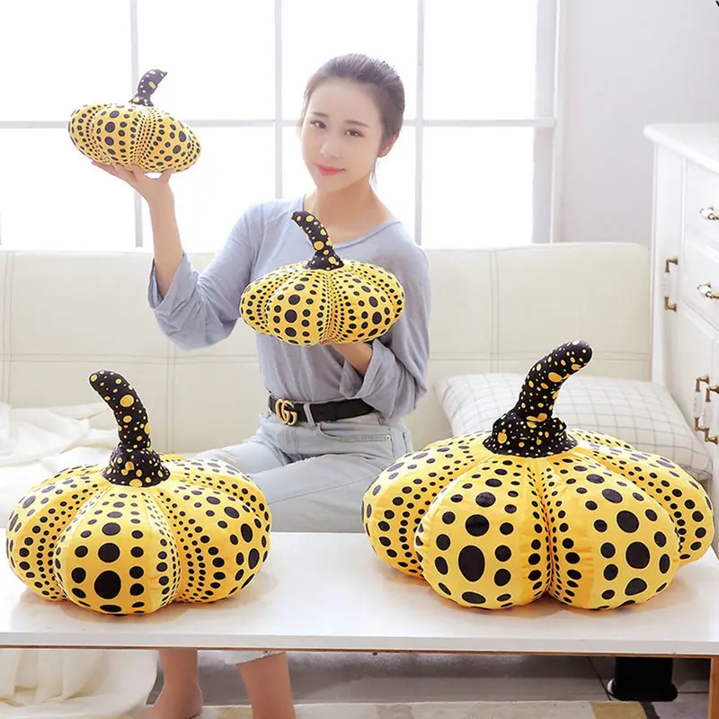 

New Arrive 20/30/40/50cm Creative Plush Toy Halloween Photography Props Party Decor Stuffed Vegetable Pumpkin Shaped Pillow