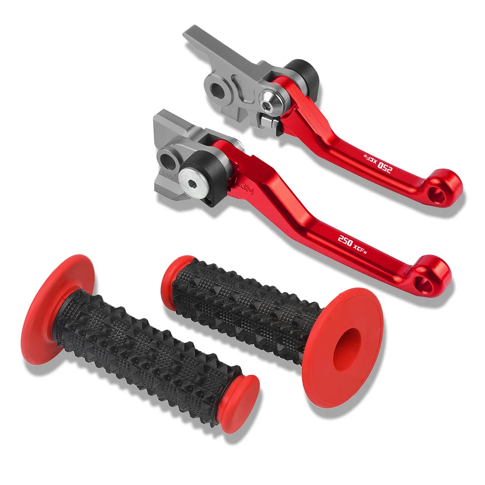 

Motocross Dirt Bike Brake Clutch Levers Handlebar Handle Hand Grips FOR 250XCFW 2014 2015 2016 2017 2018 Non-slip Handle Grip
