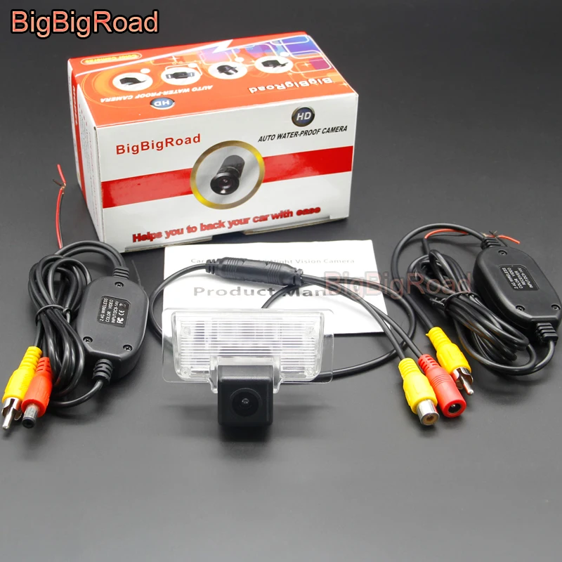 BigBigRoad Vehicle Wireless Rear View Parking CCD Camera HD Color Image For Nissan Versa Trazo Pathfinder Teana 2008-2012 | Автомобили и