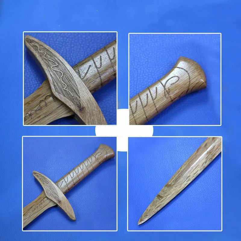 Деревянный меч для косплея реквизит оружие деревянный без лезвия мастер-меч