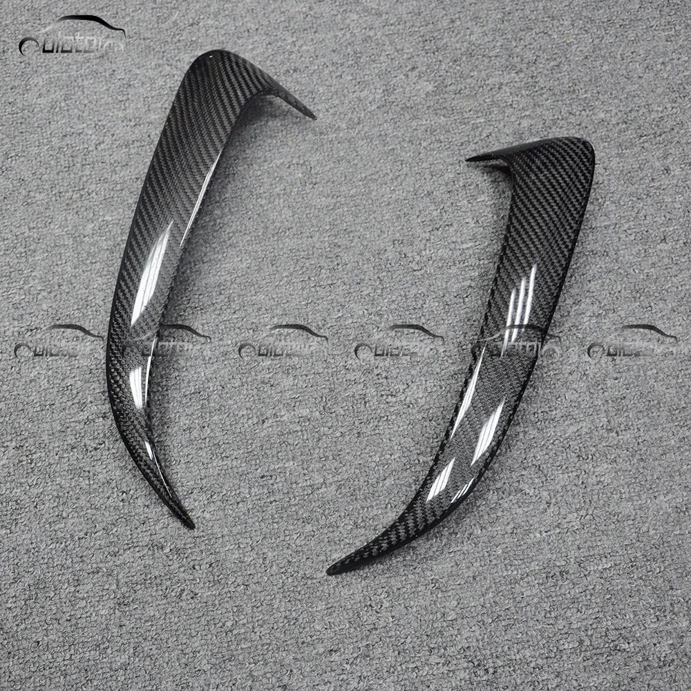 

F Стиль углеродного волокна заднего бампера сбоку Canards вентиляционные отверстия тюнинг-пакет для Mercedes Benz C Class W205 Запчасти