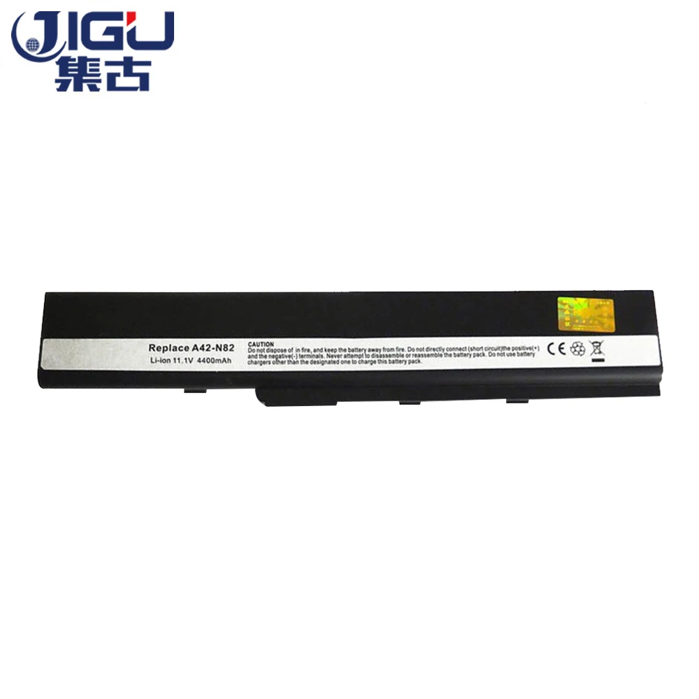 JIGU Горячая замена черный 6 ячеек ноутбук taptop для ASUS N82JQ VX049V B2 N82E A40DE A40JA A40JK|6 cell|asus