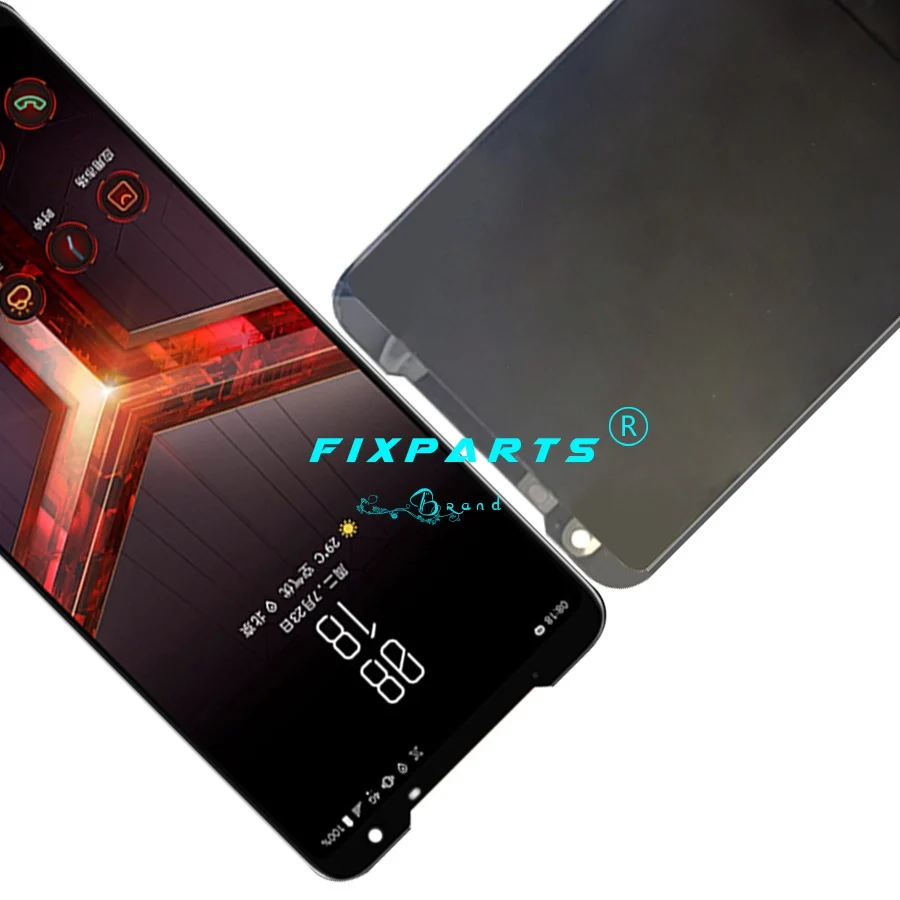 6,5" ЖК-дисплей для ASUS ROG Phone 2 ZS660KL, ЖК-сенсорная панель, дигитайзер, сборка, телефон 2 i001DB, замена