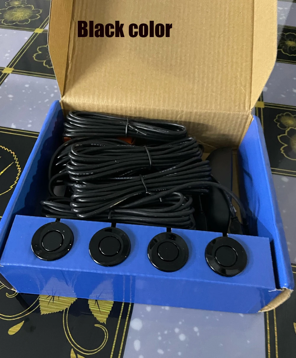 Автомобильный парковочный датчик парктроник 4 датчика s 22 мм с зуммером обратный