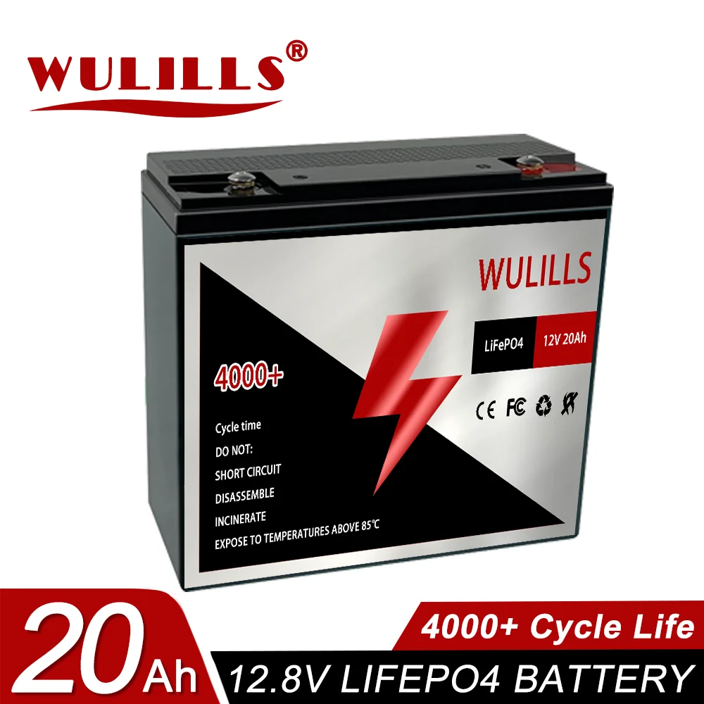 4000 циклов 12 В 6 Ач Перезаряжаемый Аккумулятор LiFePo4 низкий саморазряд светильник