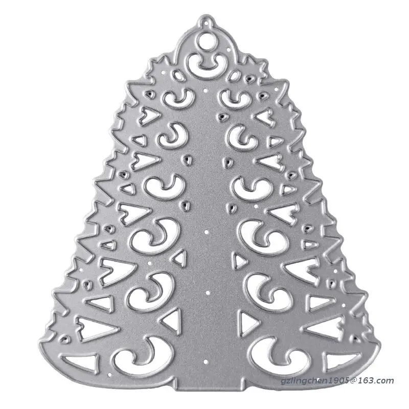 

P8DE Christmas Tree Metal Cutting Dies Stencil DIY Scrapbooking Album Paper Card Mold