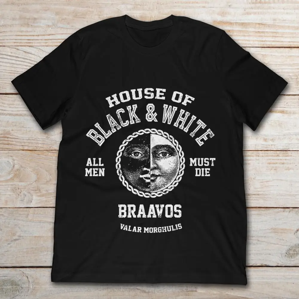 House Of Black And White Braavos все мужчины должны Die Valar футболка Валар моргулис | Мужская