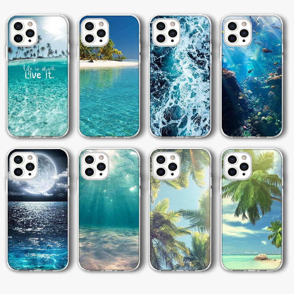 Чехол для IPhone 12 Pro силиконовый чехол 11 XR XS Max Mini 7 x 8 6 6S Plus 5S SE 2020 | Мобильные телефоны