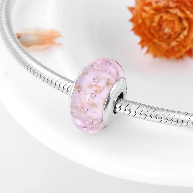 Бусины из серебра 925 пробы с муранским стеклом | Украшения и аксессуары