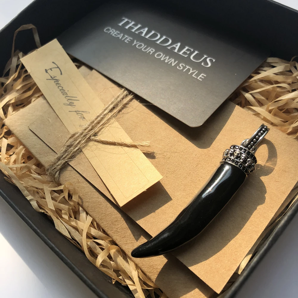 Кулон зуб череп 2019 бренд модная новинка ювелирное изделие в европейском стиле