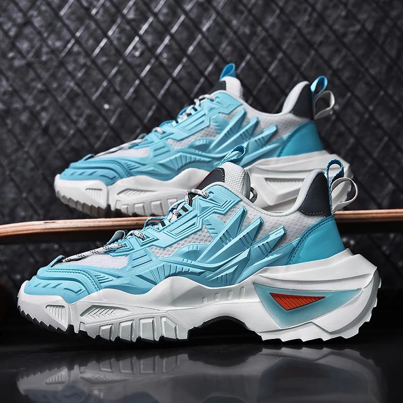 

Кроссовки мужские повседневные на толстой подошве, весенние, 2021