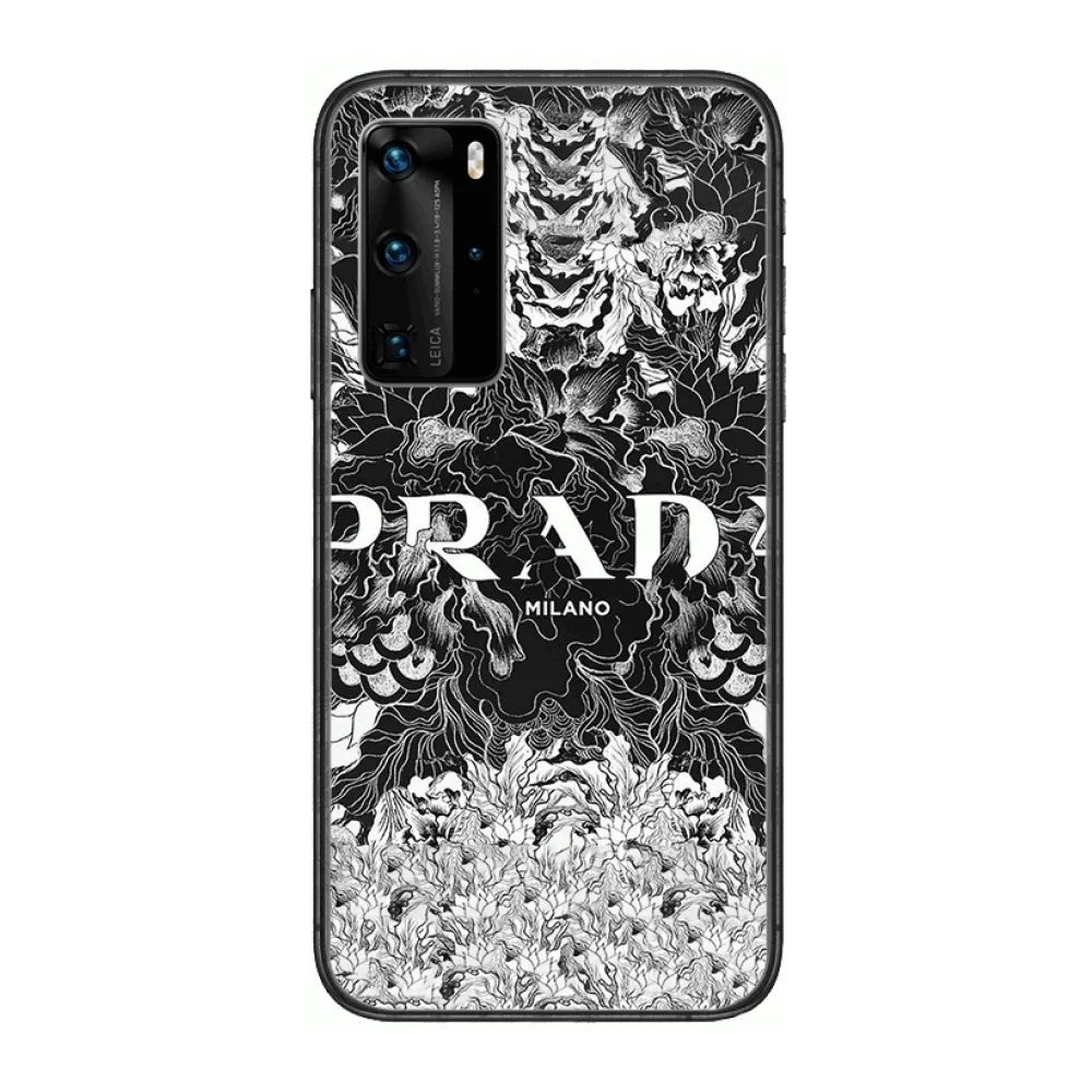 

Pr Brand Skin good Phone Case For Huawei P 40 30 20 10 Lite Smart Z Pro Black Etui Coque Painting Hoesjes comic fashion