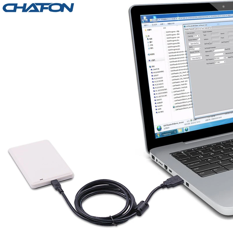 CHAFON uhf настольный usb rfid считыватель писатель ISO18000 6B/6C для системы контроля доступа