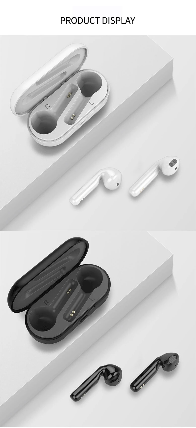 L8 мини bluetooth гарнитура 5.0TWS водонепроницаемый движение истинный беспроводной наушники зарядный ящик