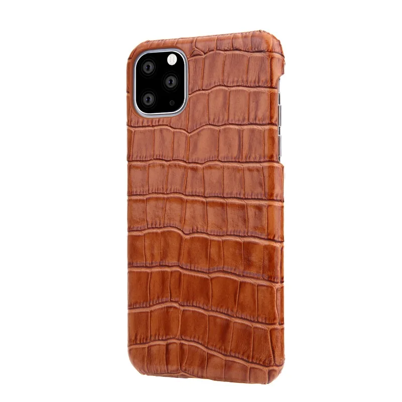 3 Чехол-накладка из натуральной кожи для iPhone 11 Pro MAX, Роскошный чехол для телефона из кожи аллигатора, чехол для iPhone11 Pro 11Pro Max, чехол-накладка - Цвет: 3