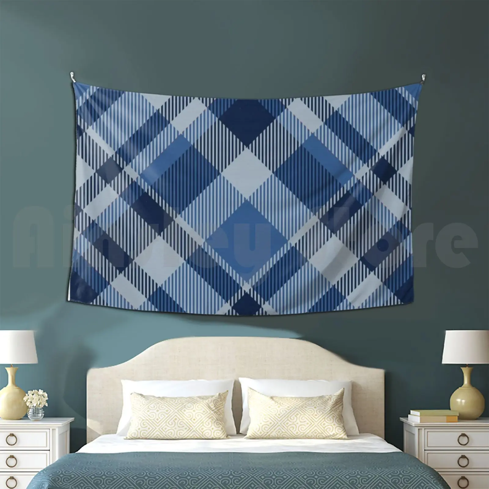 

Tartan Scotland Tapestry Living Room Bedroom Tartan Scottish Outlander Black Scotland Clan Red Sassenach Scot Scots