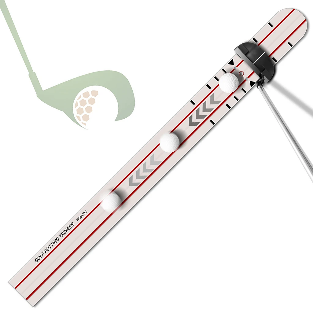 

Golf Putting Alignment Trainer Auxiliary Training Equipment Putter Sliding Tracks Improve Alignment of Putter for Indoor Outdoor