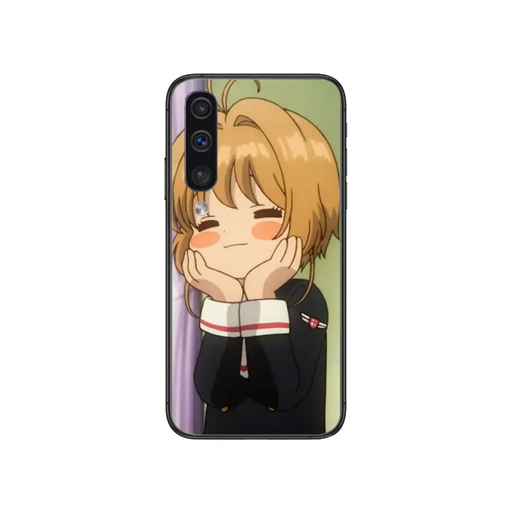 

Girl Sakura Phone cover hull For SamSung Galaxy S 8 9 10 20 21 S30 Plus Edge E S20fe 5G Lite Ultra black soft