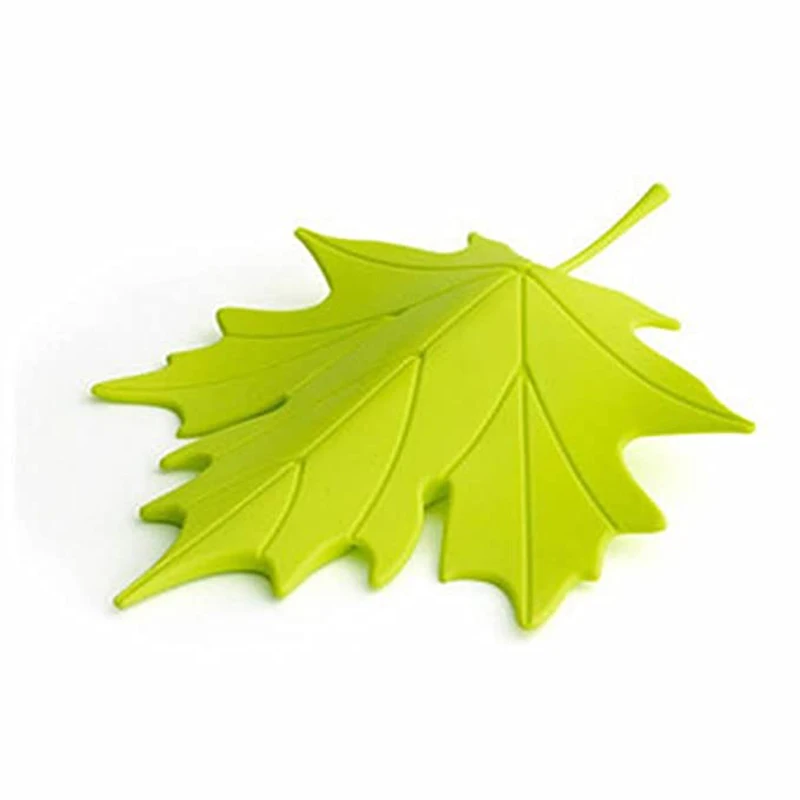 Симпатичные стильные силиконовые дверные стопоры в виде листьев Детские модели