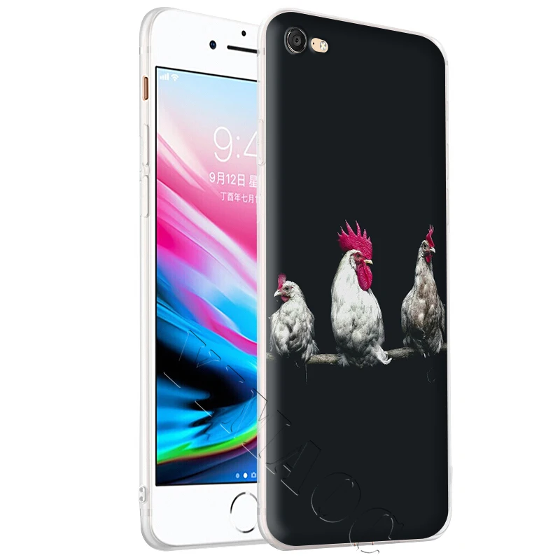 Чехол для телефона YIMAOC с рисунком курицы iPhone 11 Pro XS X XR Max 8 7 6 6S Plus SE 5S | Мобильные