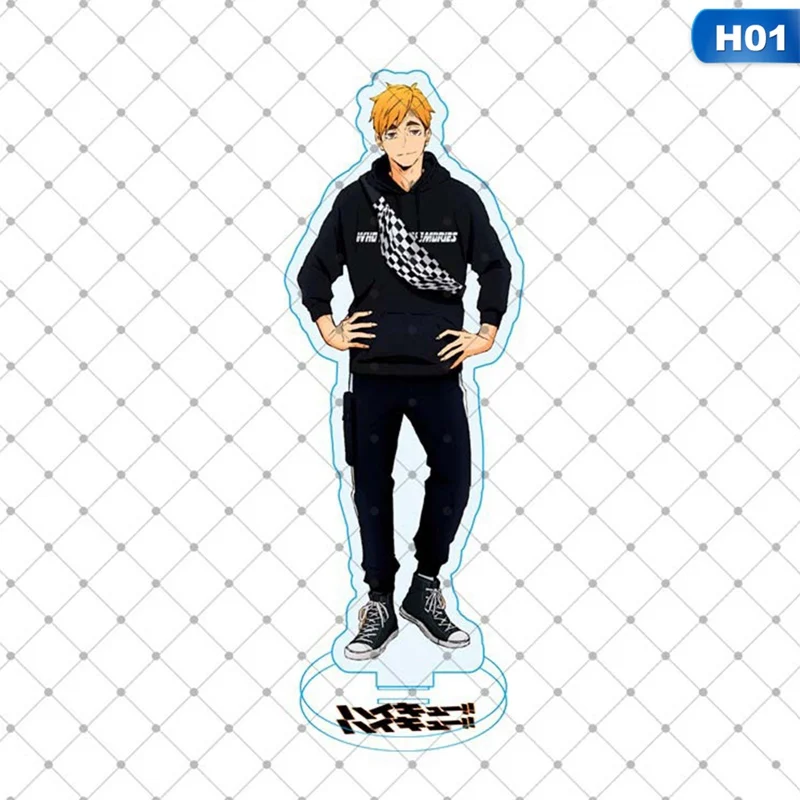 1 шт. Аниме Haikyuu! Акриловая настольная подставка фигурки модели для волейбола