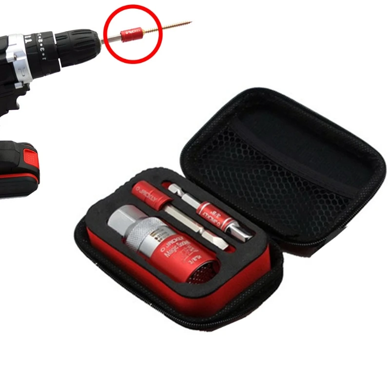 

All Purpose Socket Tool Set Adjustable Socket Ratchet Wrench Power 9-21mm Rotating Sleeve for Automotive Industries