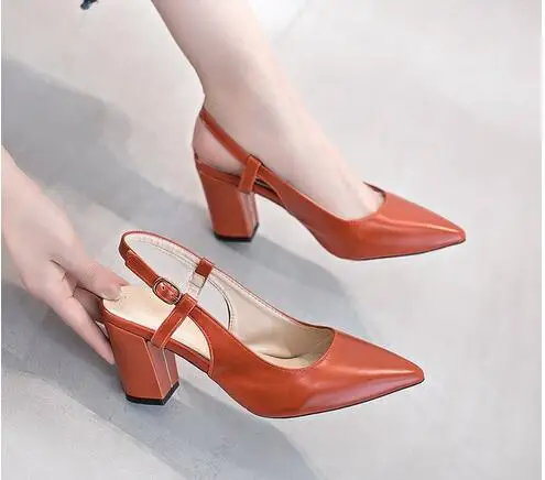 

Лидер продаж, модная женская обувь на высоком каблуке, новые летние женские сандалии, удобная повседневная обувь с пряжкой