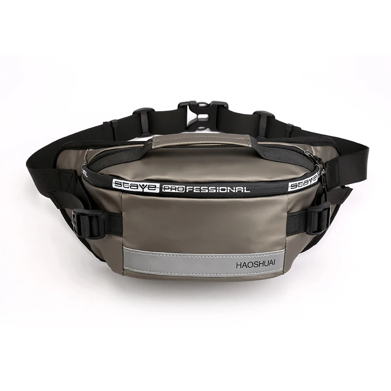 Поясная Сумка HAOSHUAI для мужчин водонепроницаемая сумочка на пояс с функцией